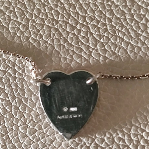 Gucci Trademark sterling silver 925 bracelet with heart like new