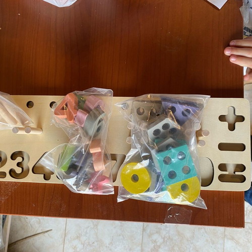 Inset toys numbers and shapes new, for children 2+ years