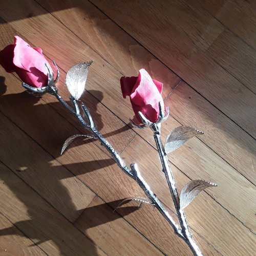 Decorative flower new with box 29x15 cm
