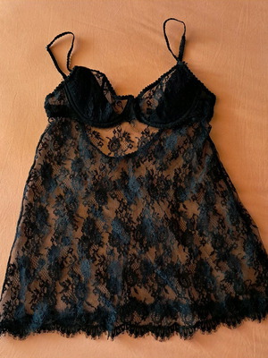 Victorias Secret Baby Doll black like new, size small