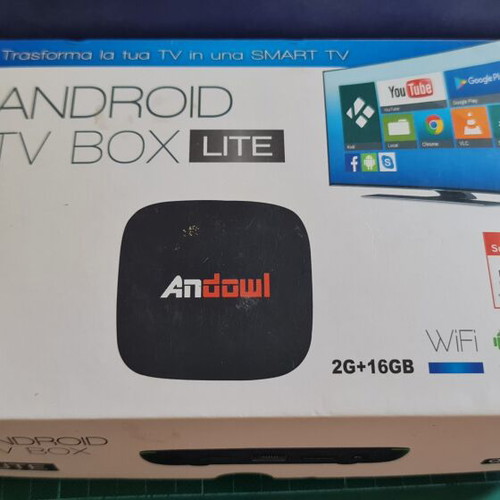 Android Smart TV Box 4K used with WiFi and Android 7.1
