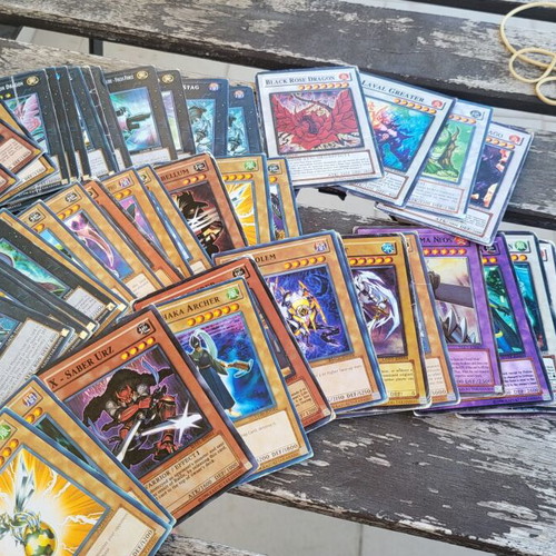 Yu-Gi-Oh! TCG cards, played condition, approx. 350
