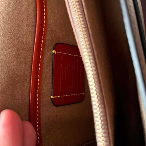 Coach crossbody bag like new, beige and brown