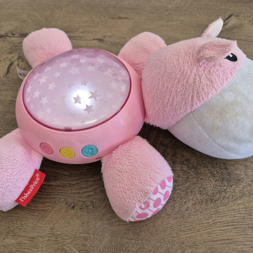 Fisher Price Hippo Projector used with music and light for newborns