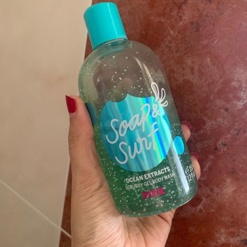 Victoria Secret Pink scrubby body wash used
