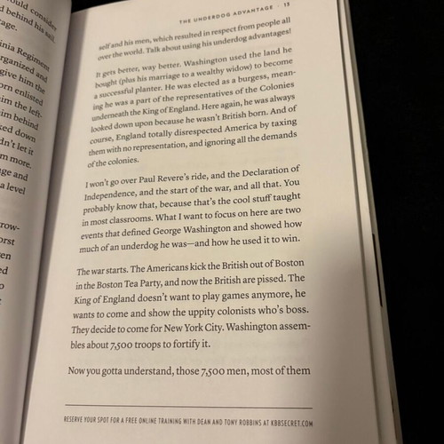 The Underdog Advantage hardcover book by Dean Graziosi