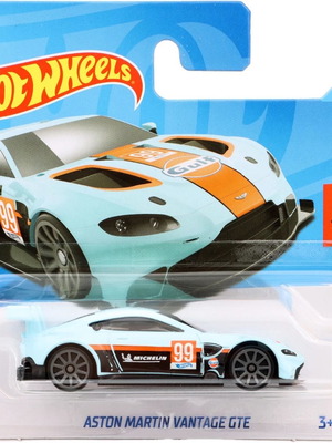Hot Wheels Aston Martin Vantage GTE new (light blue)