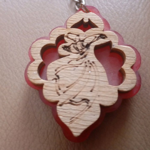 Dervish Keychain handmade new