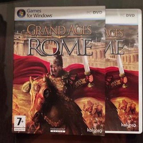 Grand Ages Rome PC DVD used, with booklet and cardboard box