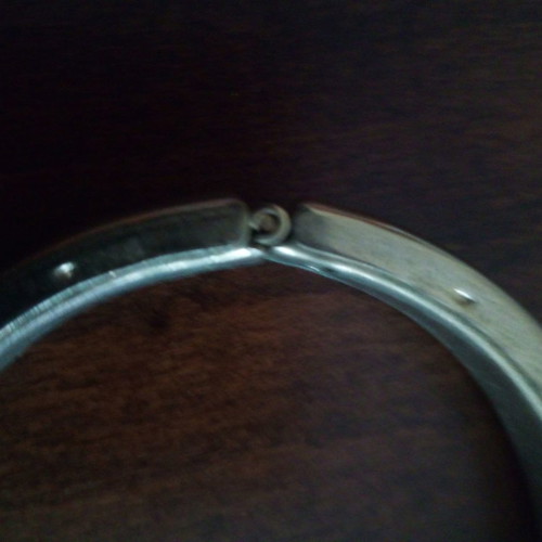 Vintage bronze cuff bracelet used