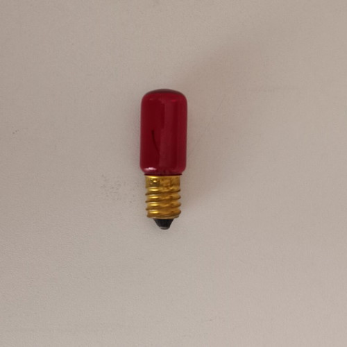 E14 light bulb small red new