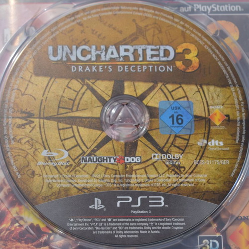 Uncharted 3: Drake’s Deception PlayStation 3 like new