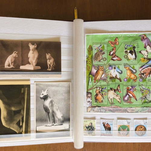 A4 Album 16 Pages with Rich Animal Stamp Collection like new