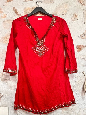 Ivory Coast tunic size 38 like new, red
