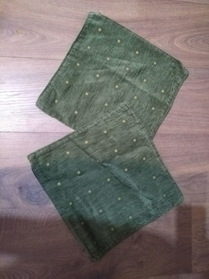 Vintage decorative pillowcases set of 2 like new, 40x40 cm