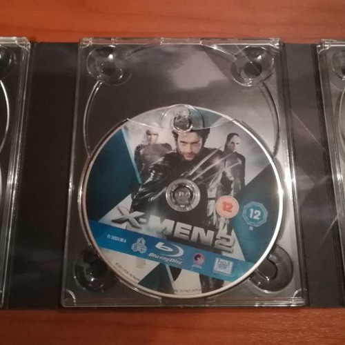 X-Men Τριλογία Blu-ray σε πολύ καλή κατάσταση χωρίς ελληνικούς υπότιτλους