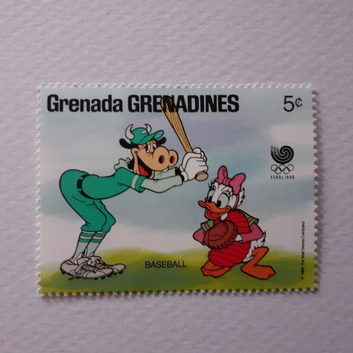 Disney Seoul Olympics 1988 Stamps Set 6 new