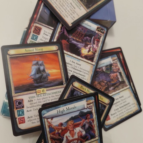 7th Sea CCG Black Sails Booster Set Box like new