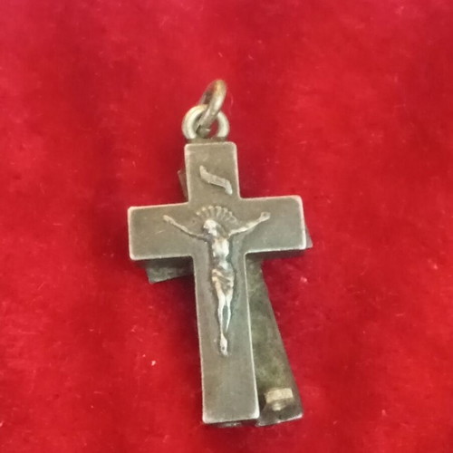 Silver 1000 purity blessing cross vintage