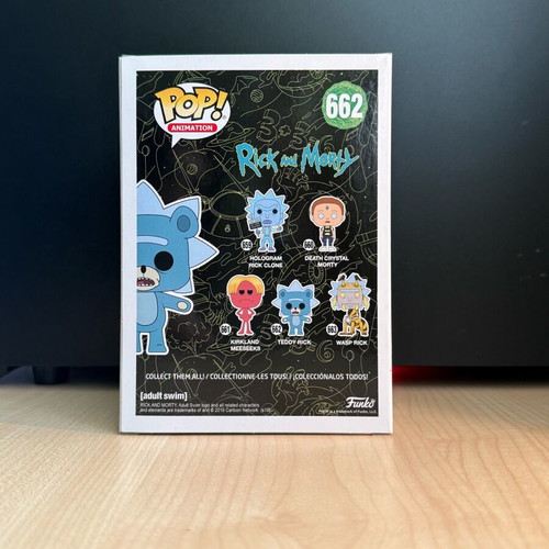 Funko Pop Teddy Rick 662 Chase like new