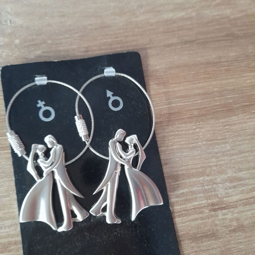 Keychain couple new, in box with wear