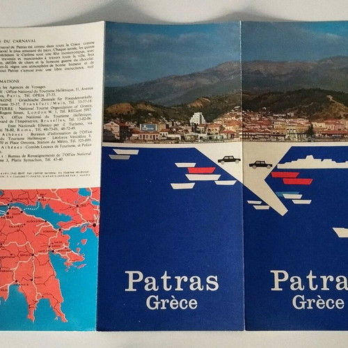 Patras brochure 1962 like new, French