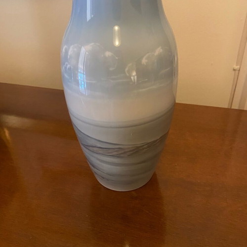 Copenhagen Original collectible porcelain vase with hand painting new