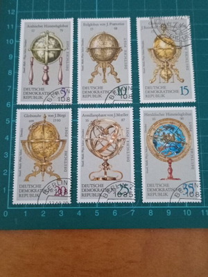 Γραμματόσημα Γερμανίας DDR 1972 Globes σε άριστη κατάσταση