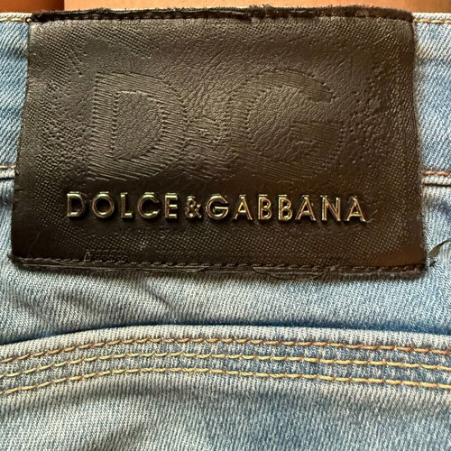 Dolce & Gabbana slim jeans like new, light wash, made in Italy