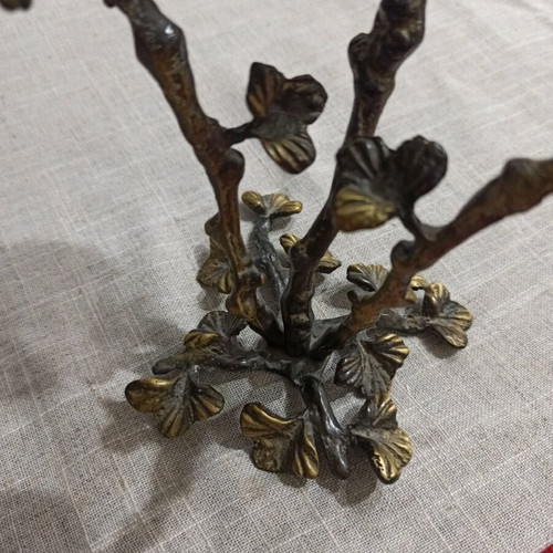 Vintage brass candlestick 3-position like new