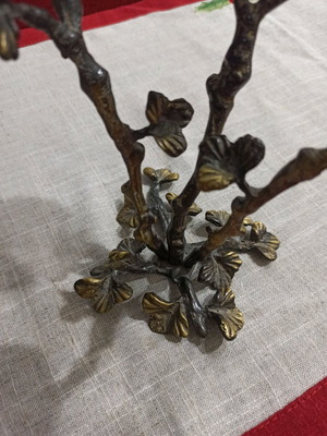 Vintage brass candlestick 3-position like new