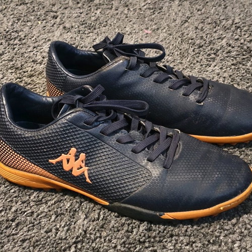 Kappa football boots used, size 38, blue with orange details