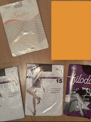 Tights new, pack of 4 assorted colors and sizes