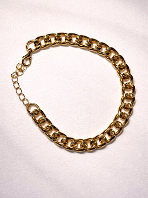 Gold Chain Bracelet Chunky Style New