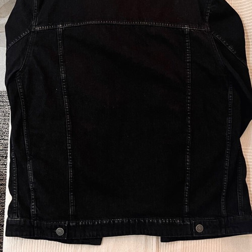 Jack & Jones Black Denim Jacket Large like new