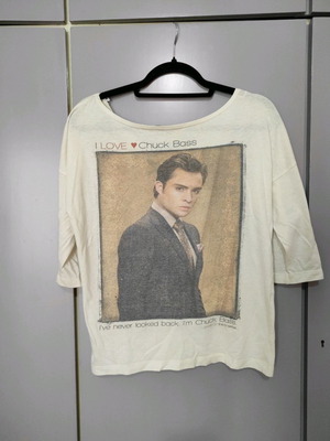 Блуза Gossip Girl Chuck Bass употребявана, размер L, многоцветна