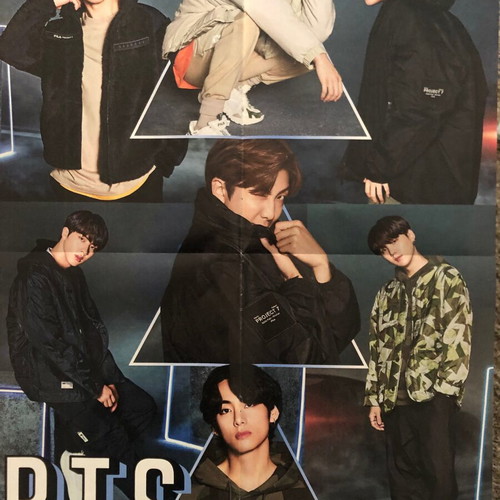 BTS j-14 giant poster new 4-page from magazine