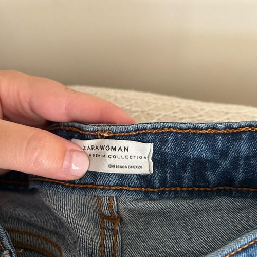 Zara jeans used, elastic skinny fit, size M 38 10