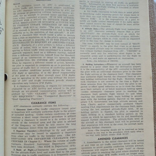 Airman’s Information Manual May 1976 used, FAA collectible