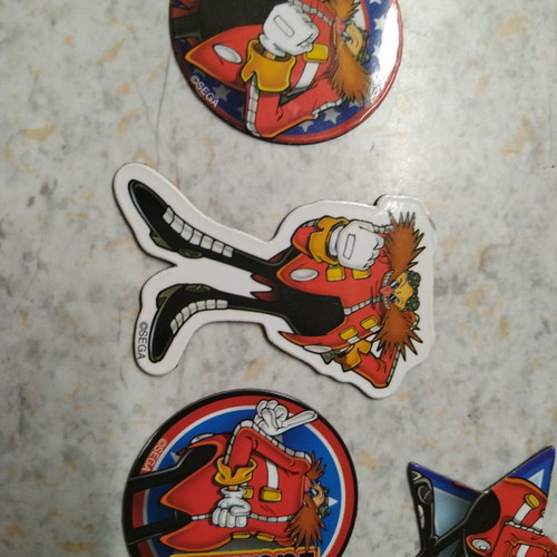 Doctor Eggman magnets used, set of 5 pieces