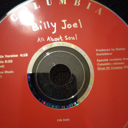 Billy Joel All About Soul single used