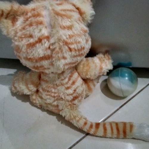 Fur Real kitten pet with sounds and bottle like new