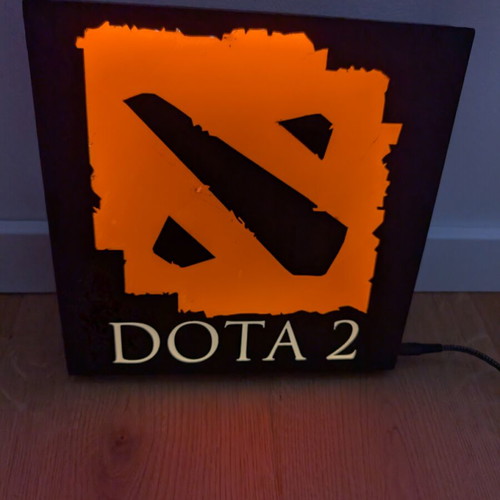 Dota 2 lightbox like new with USB power and switch