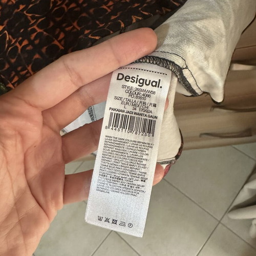 Desigual dress L, black and brown
