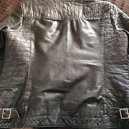 Oakwood leather jacket used, black, size XL