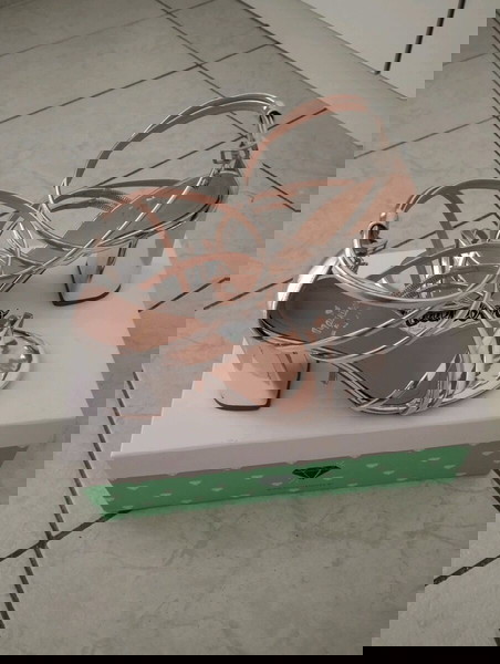 Πέδιλα ασημί mairiboo for envie