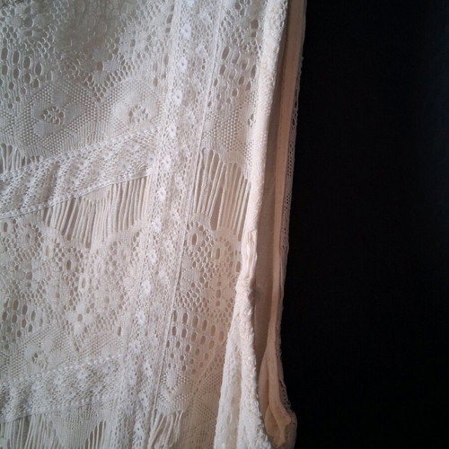 Vero Moda mini women's dress with lace like new, beige