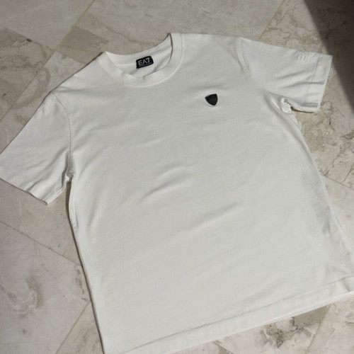 Emporio Armani EA7 white T-shirt, medium size