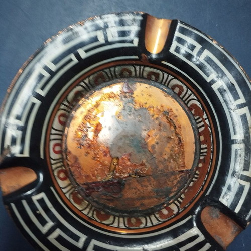 Brass ashtray used