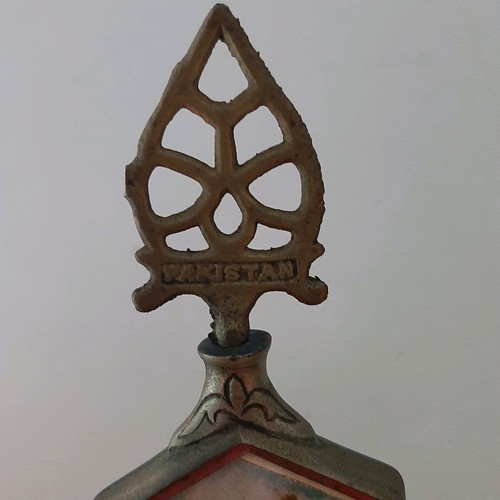 Bronze perfume holder with rotating mirror used